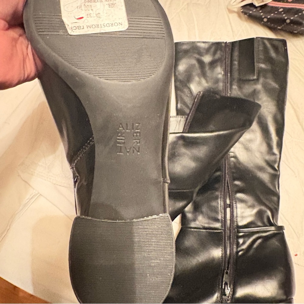 Naturalizer Black Leather Boots
